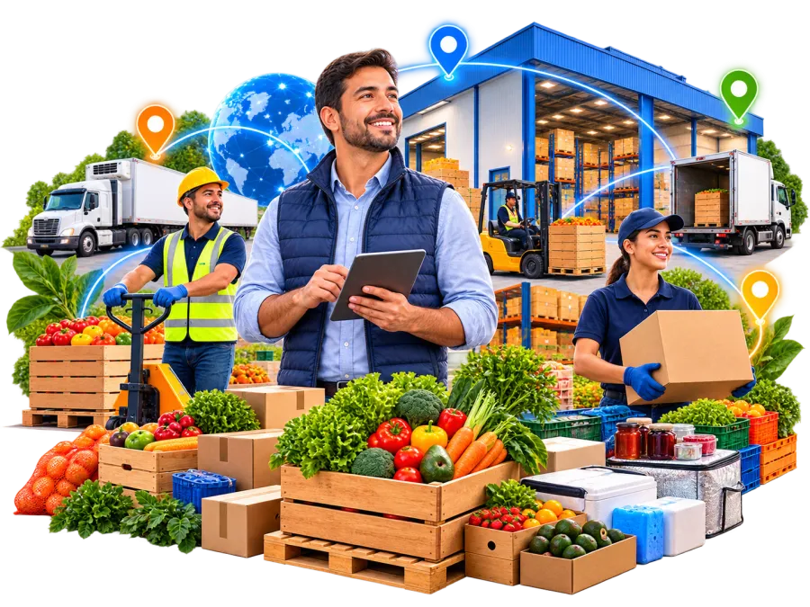Centro de distribución e inventario